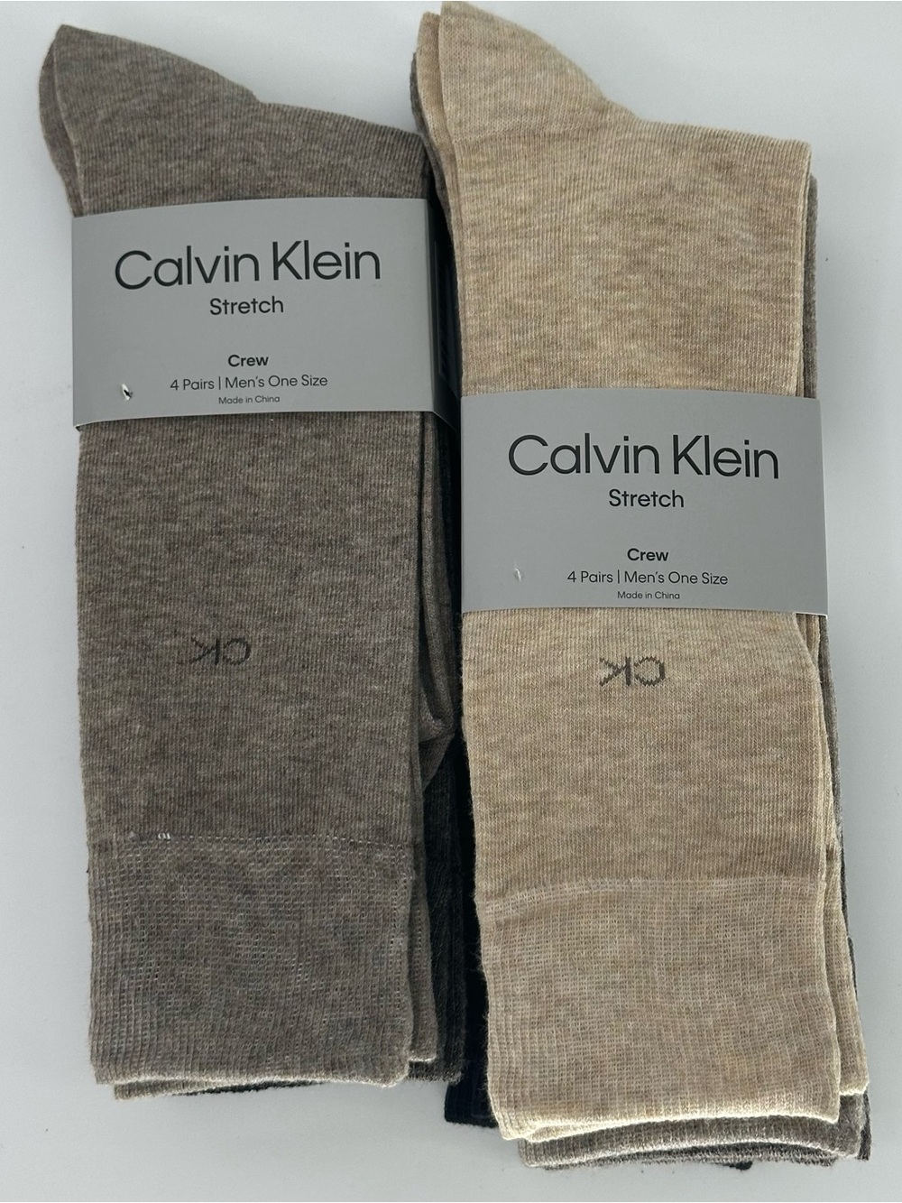 Calvin Klein Men’s Crew Socks Bundle - 8 Pairs One Size